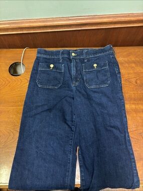J. Crew Wide-leg sailor jean in all day stretch CG463